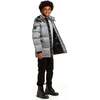 Space One® x Andy & Evan®  Galactic Puffer Jacket, Moon Grey - Puffers & Down Jackets - 6