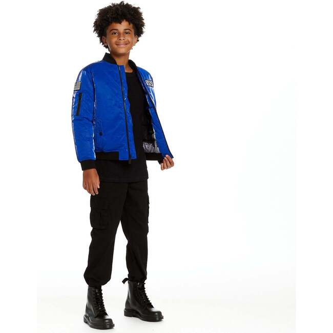 Space One® x Andy & Evan®  NASA Apollo 11 Bomber, Astronaut Blue - Puffers & Down Jackets - 7