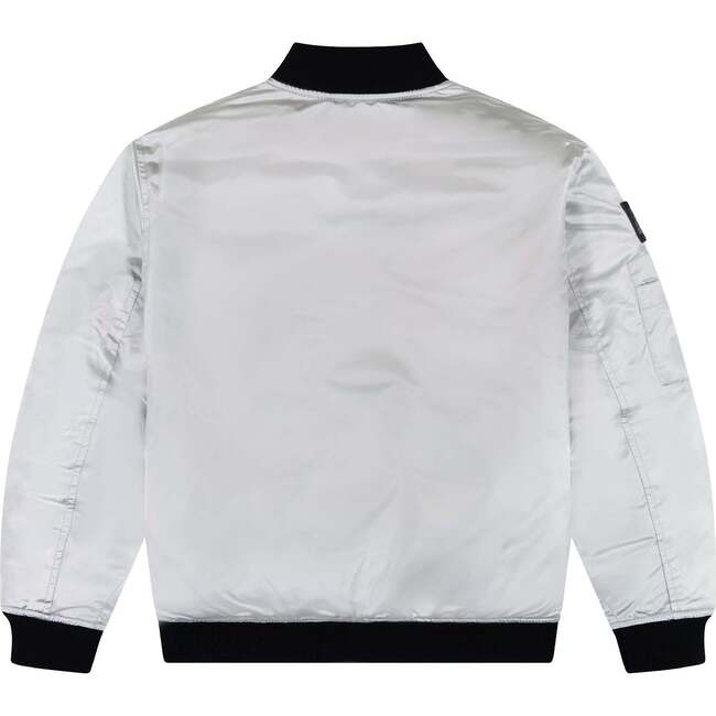 Space One® x Andy & Evan® Reversible Bomber Jacket, Galaxy White - Puffers & Down Jackets - 7