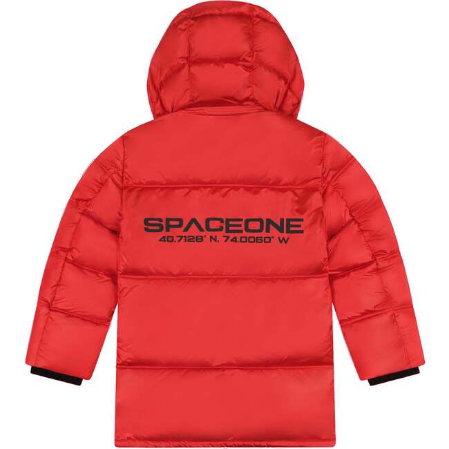 Space One® x Andy & Evan®  Galactic Puffer Jacket, Mars Red - Puffers & Down Jackets - 5