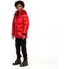 Space One® x Andy & Evan®  Galactic Puffer Jacket, Mars Red - Puffers & Down Jackets - 7