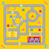 Fun2Give Pop-it-Up Firestation Tent with Streetmap Playmat - Play Tents - 3