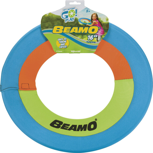 Toysmith Get Outside Go! Mini Beamo Flying Hoop 16", Colors May Vary