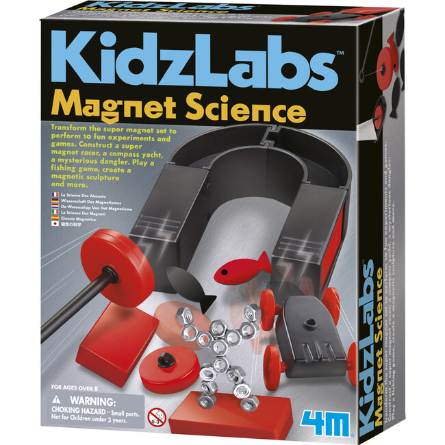 4M Magnet Science Kit - 10 Magnetic Experiments & Games