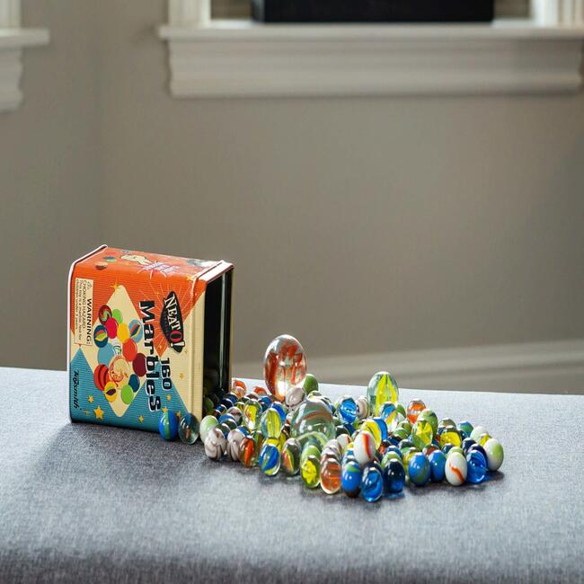 Toysmith Marbles in Tin Box - Games - 2
