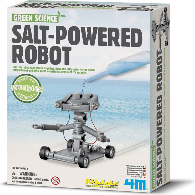 4M Green Science Salt Water Powered Robot Kit STEM Toy - STEM Toys - 2