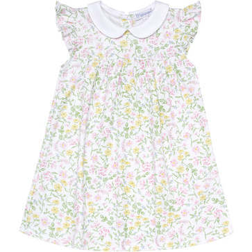Berry Wildflowers Ruffle Playtime Dress, Floral