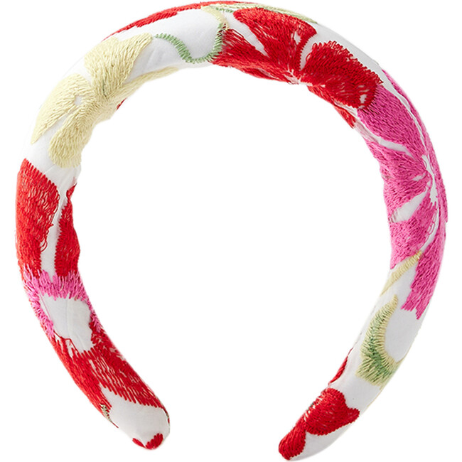 Candy Cane Embroidered Headband, Floral