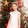 Candy Cane Embroidered Headband, Floral - Hair Accessories - 2