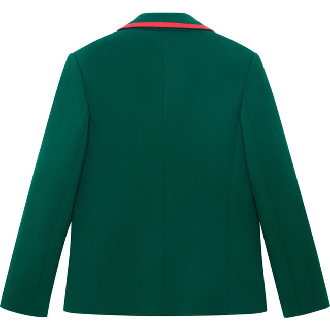 Holiday Contrast Edge Blazer, Emerald - Blazers - 3