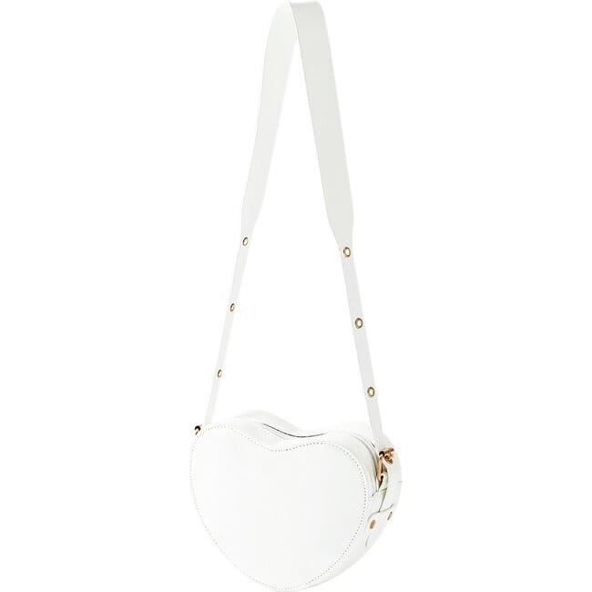 Holiday Heart Sling Bag, White - Bags - 3