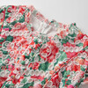 Holiday Embroidered Short Sleeve Mini Dress, Floral - Dresses - 4