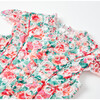 Baby Holiday Embroidered Short Sleeve Mini Dress, Floral - Dresses - 4