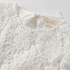 Holly Jolly Short Flutter Sleeve Mini Dress, Ivory - Dresses - 4
