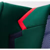 Holiday Contrast Edge Blazer, Emerald - Blazers - 5