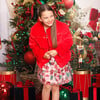 Holiday Fur Jacket, Red - Jackets - 4