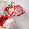 Candy Cane Short Flutter Sleeve Top, Floral - Blouses - 5