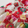 Candy Cane Open Back Mini Dress, Floral - Dresses - 6