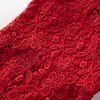 Holly Jolly Short Flutter Sleeve Mini Dress, Red - Dresses - 6