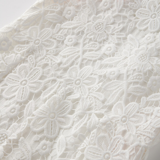 Holly Jolly Short Flutter Sleeve Mini Dress, Ivory - Dresses - 6