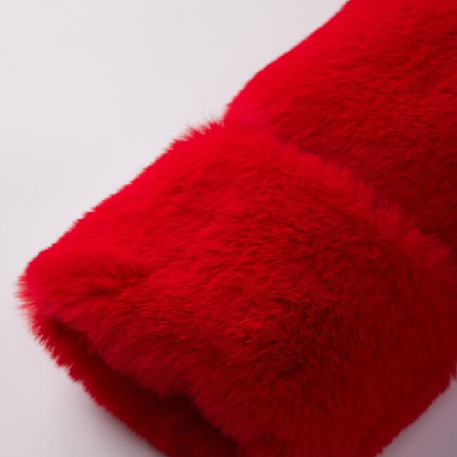 Holiday Fur Jacket, Red - Jackets - 7