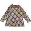 Knitted Sun Baby Dress, Brown - Dresses - 1 - thumbnail