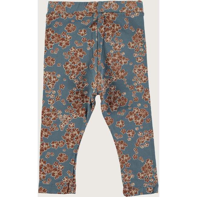 Mexican Flowers Baby Leggings, Blue - Leggings - 2