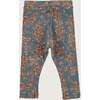 Mexican Flowers Baby Leggings, Blue - Leggings - 2