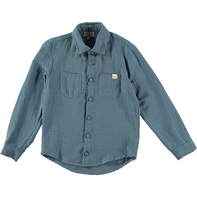 Mirage Button-Down Shirt, Blue