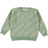 Granite Green Coco Au Lait Knitted Jumper, Green - Sweaters - 1 - thumbnail