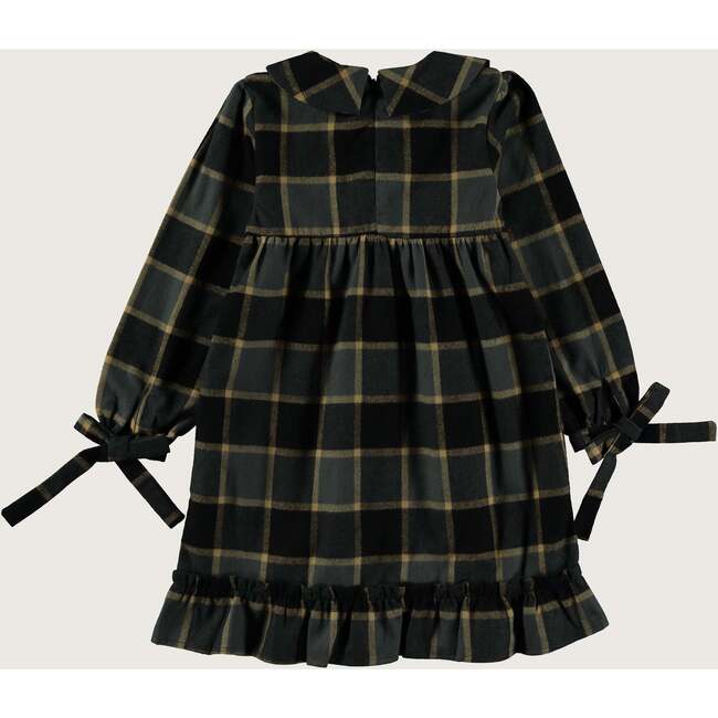 Plaid Long Sleeve Smock Dress, Multicolors - Dresses - 2