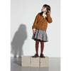 Mexican Flowers Short Fleece Skirt, Blue - Skirts - 2