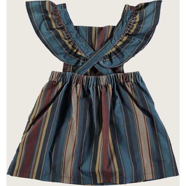 Striped Corduroy Apron, Stripes - Dresses - 3