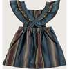 Striped Corduroy Apron, Stripes - Dresses - 3