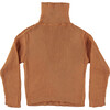 Argan Oil Knitted Turttle Neck Jumper, Brown - Sweaters - 1 - thumbnail