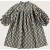 Abstract Art Viscose Dress, Multicolors - Dresses - 3