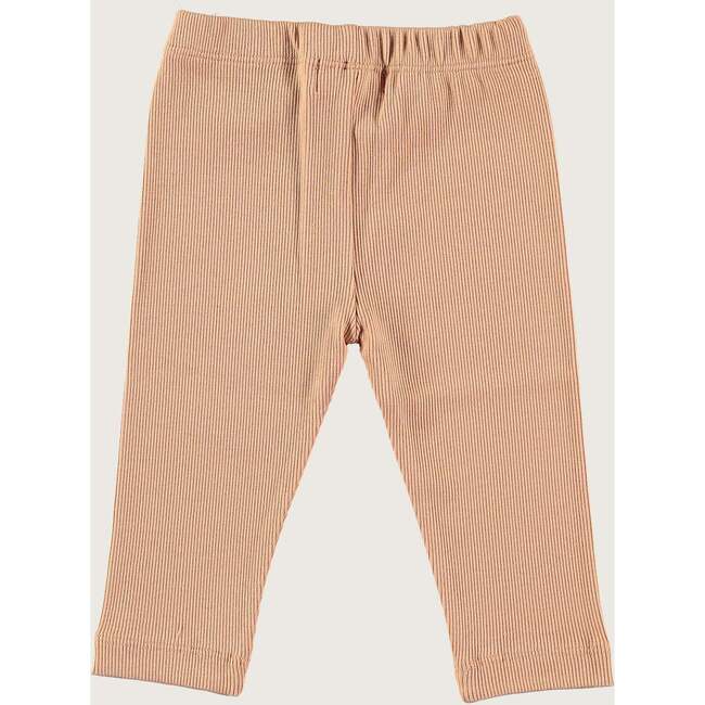 Tuscany Ribbed Baby Leggings, Pink - Leggings - 2