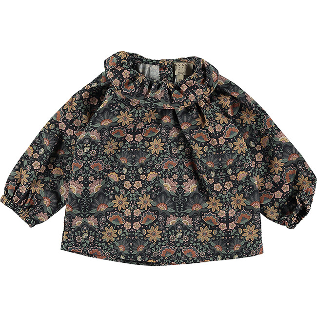 Mexican Flowers Baby Blouse, Multicolors
