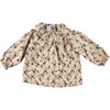 Nude Wild Flowers Baby Blouse, Florals - Blouses - 1 - thumbnail