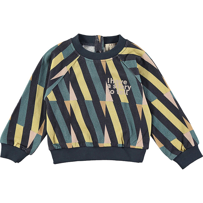 Abstract Lines Baby Sweatshirt, Multicolors