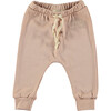 Baby Cuffed Drawstring Jogger, Rose Dust - Sweatpants - 1 - thumbnail