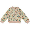 Nude Wild Flowers Sweatshirt, Florals - Sweatshirts - 1 - thumbnail
