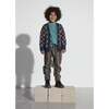 Striped Wool Trousers, Multicolors - Pants - 3