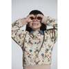 Nude Wild Flowers Sweatshirt, Florals - Sweatshirts - 3