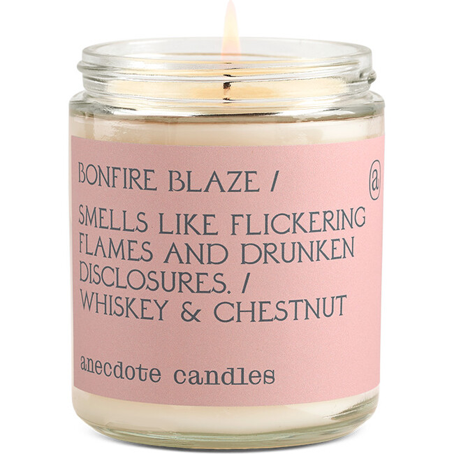 Bonfire Blaze Glass Jar Candle - Candles - 2
