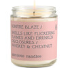 Bonfire Blaze Glass Jar Candle - Candles - 2