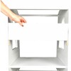 Front Protection Bar Accessory For Step Stool, White - Kids Seating - 1 - thumbnail