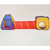 Pop-Up Play Tent With Tunnel, Red - Play Tents - 2