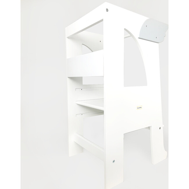 Front Protection Bar Accessory For Step Stool, White - Kids Seating - 2