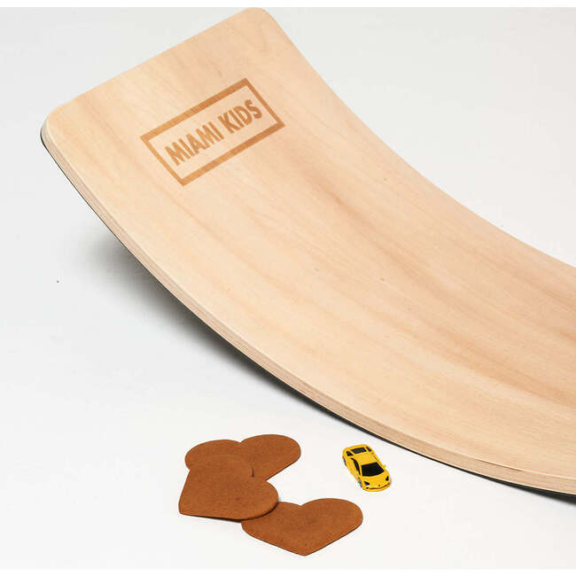Montessori Inspired Wooden Balance Board, Natural - Balance Boards - 2